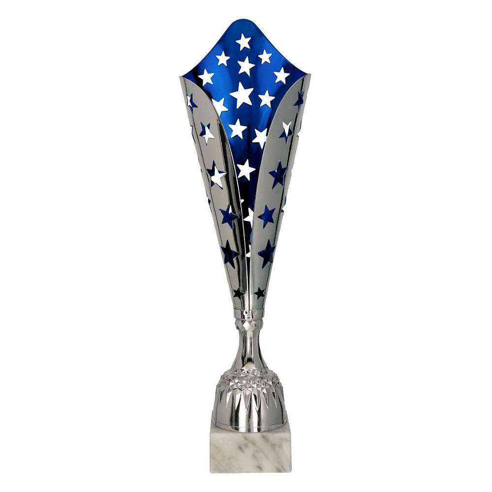 Pokal Rostock in sechs Höhen von 345 bis 480 mm mit Emblem