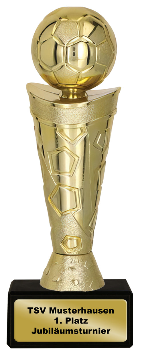 Trophäe Fußball auf Säule 170 mm BMX5020-F251