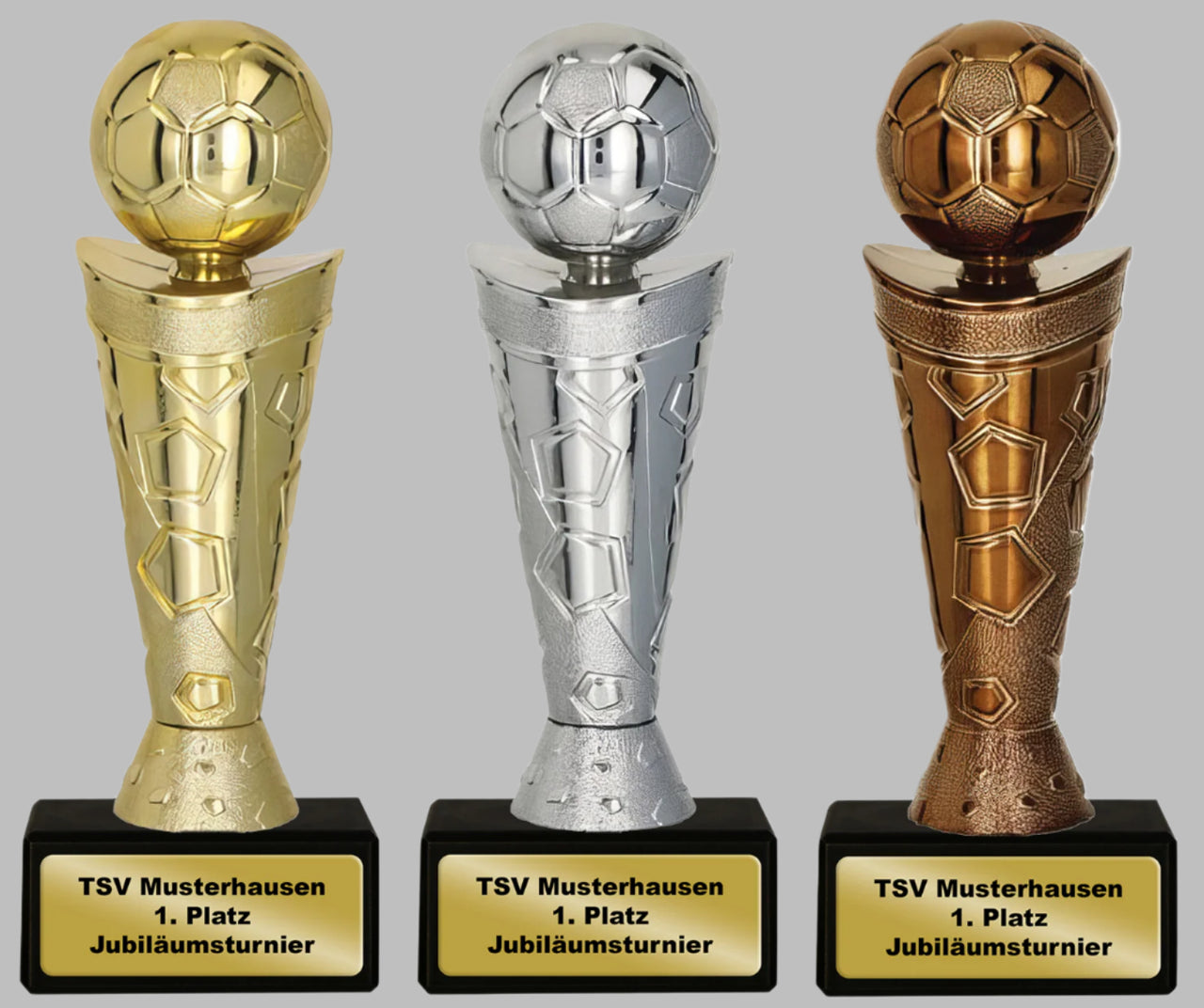 Trophäe Fußball auf Säule 170 mm BMX5020-F251