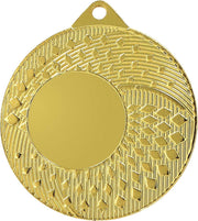 Goldene, silberne und bronzene Medaille Chemnitz 50mm mit Emblem und Bandöse