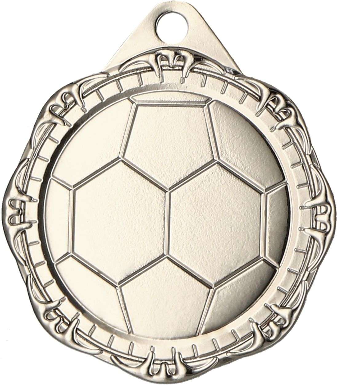 Eine Medaille „Moers“ 32 mm MMC1232 mit einem Fußballdesign fängt die Essenz der Fußballleidenschaft ein.