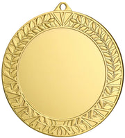 Runde 32mm Medaillen in Gold, Silber und Bronze mit Emblem