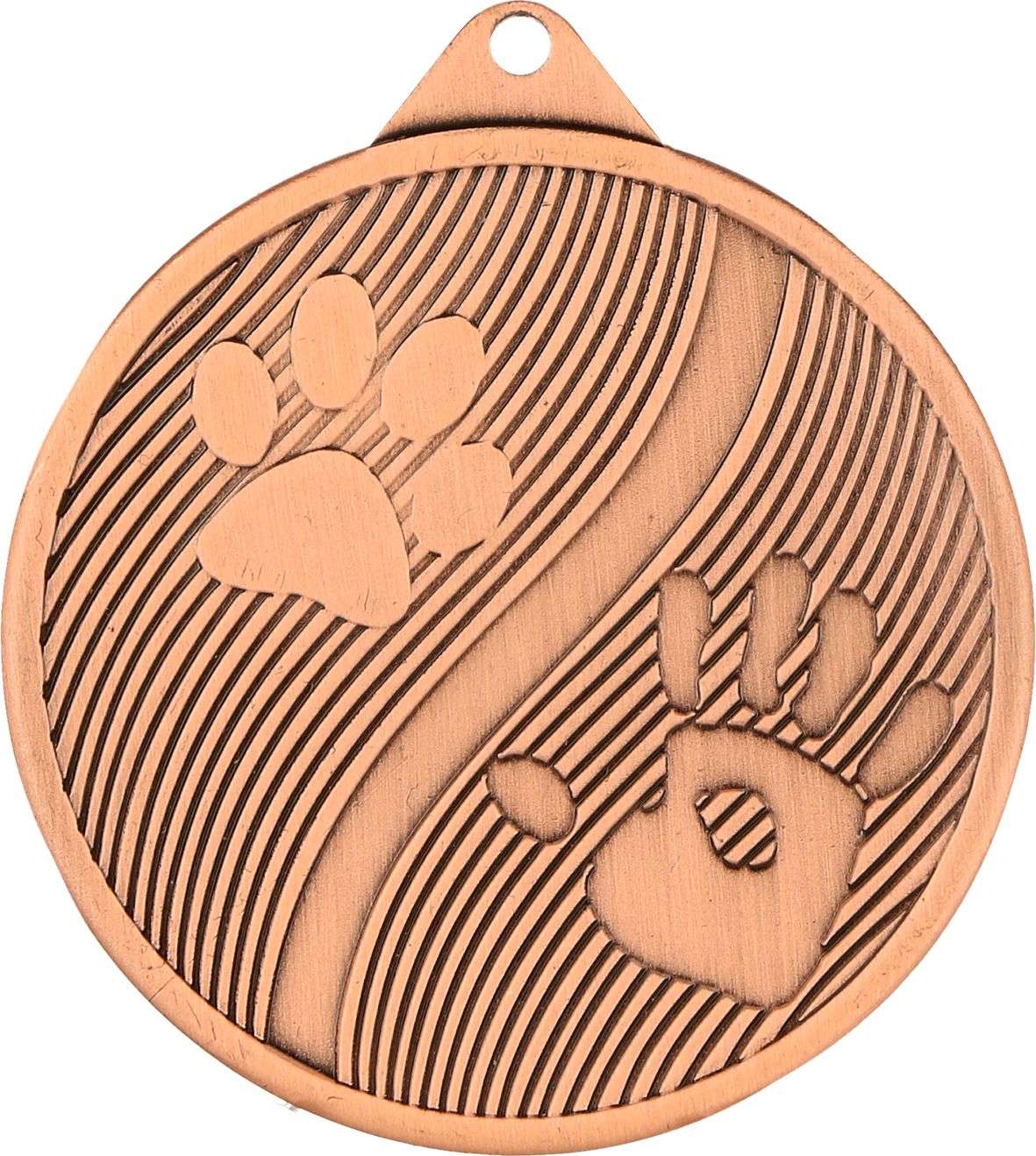 Eine hochwertige Medaille, Medaillen Ingolstadt 50 mm MMC20050, mit Pfotenabdrücken, perfekt für Tierliebhaber und Veranstaltungen.