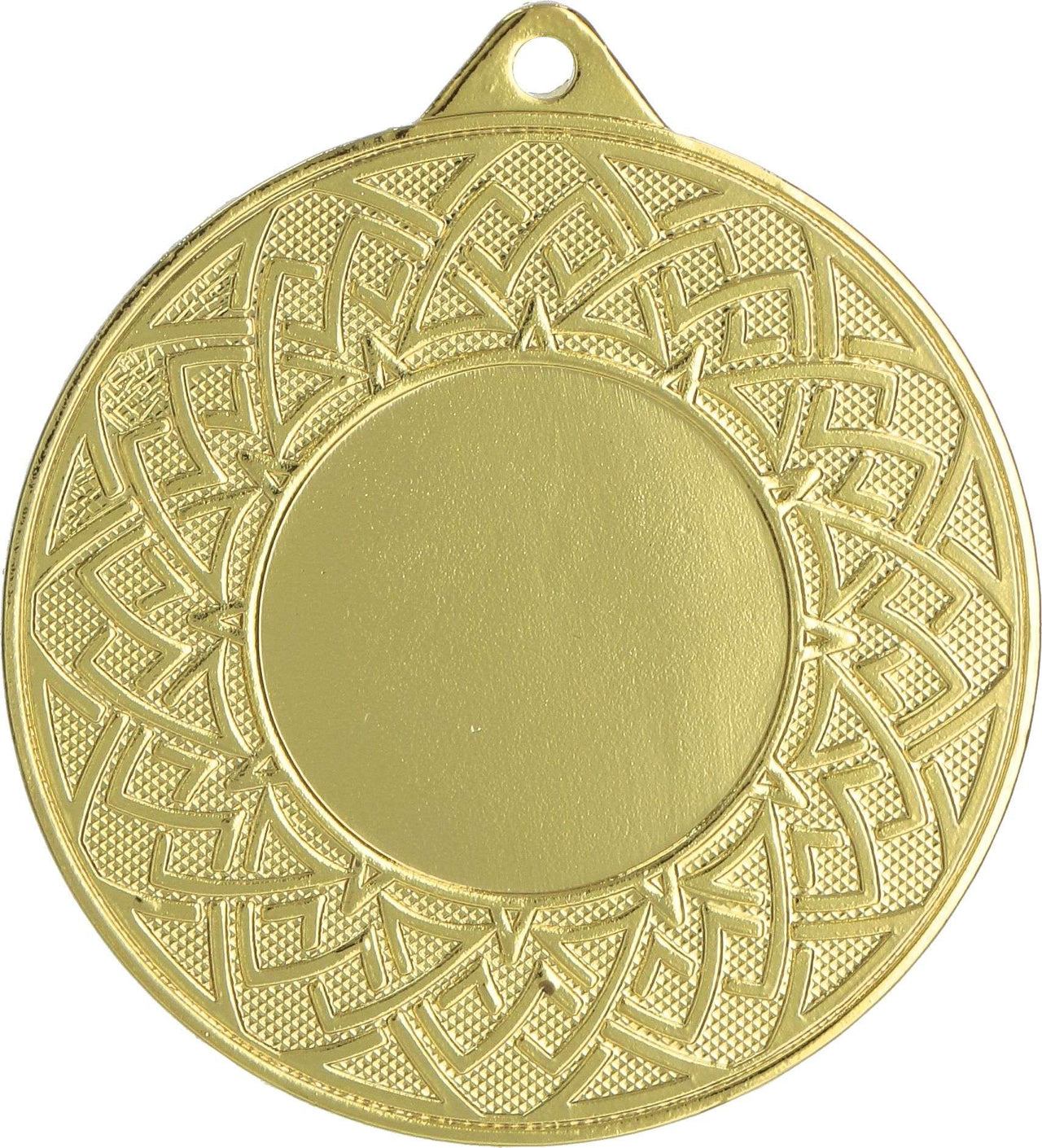 Goldene, silberne und bronzene Medaille Halle 50mm mit Emblem und Bandöse
