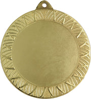 Goldene, silberne und bronzene Medaille Saarbrücken 70mm mit Emblem und Bandöse