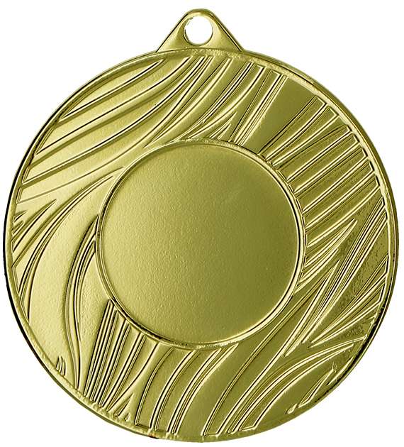 Goldene, silberne und bronzene Medaille Augsburg 50mm mit Emblem und Bandöse