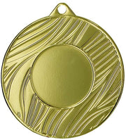 Goldene, silberne und bronzene Medaille Augsburg 50mm mit Emblem und Bandöse