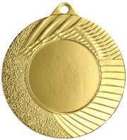 Goldene, silberne und bronzene Medaille Duisburg 45mm mit Emblem und Bandöse