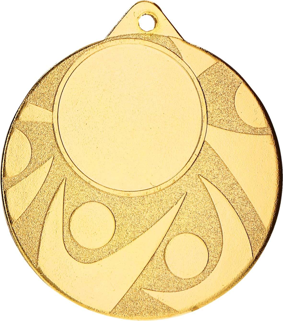 Goldene, silberne und bronzene Medaille Wiesbaden 50mm mit Emblem und Bandöse