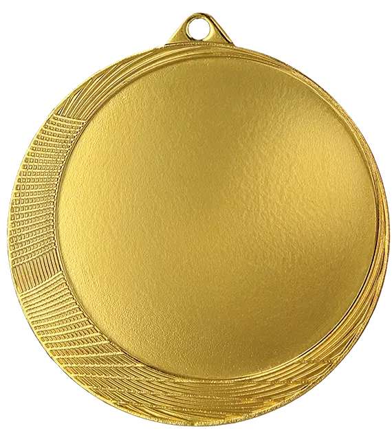 Goldene, silberne und bronzene Medaille Krefeld 60mm mit Emblem und Bandöse