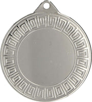 Medaillen Dresden 40 mm MMC7140 mit leerer Mitte und dekorativem Rand mit griechischem Schlüsselmuster, ideal für Schulwettbewerbe oder Sportveranstaltungen.